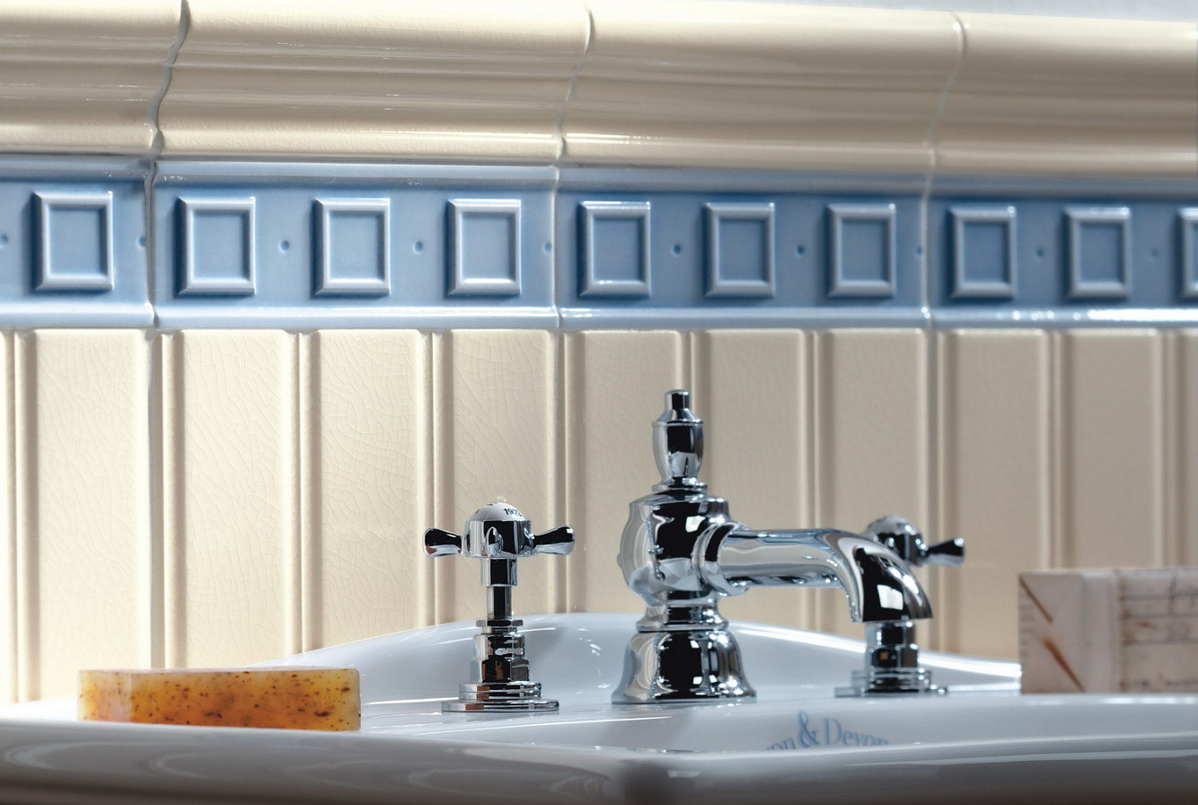 Керамическая плитка CERAMICHE GRAZIA BOISERIE BEIGE CRAQUELE / GENZIANA